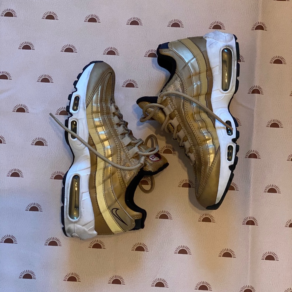 Gold Nike Air Max 95
